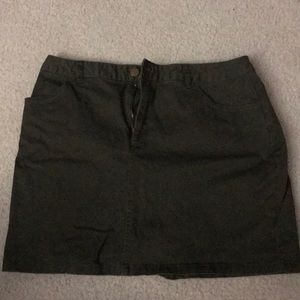 Very cute army green mini skirt